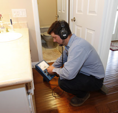 Jake, one of our Bowie emergency plumbing pros was called to check for leaks